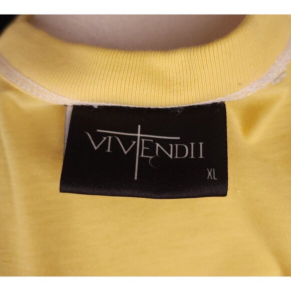 Vivendii Organic Cotton Long Sleeve T-Shirt L Mens Yellow Look Around $170 - Picture 9 of 15